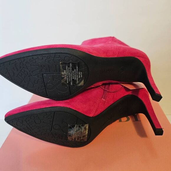 Sam & Libby "Audrey" pink heeled booties. Size 8.5. NWT. - Picture 5 of 7